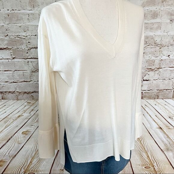 J Crew merino wool bell sleeve sweater - Picture 1 of 5